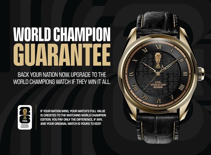 The AXIA Time World Champion Guarantee lets fans back their nation before the tournament begins. Customers who purchase a qualifying FIFA World Cup 2026™ country-specific KOSMOS, ENOSI, or ARGOS watch before the end of the group stage will receive credi...