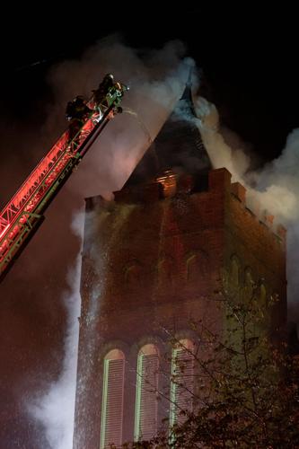 PHOTOS: Fire at First United Methodist Church