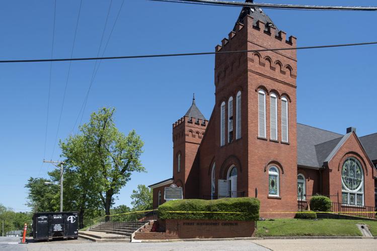 PHOTOS: First United Methodist Church starts to rebuild after fire