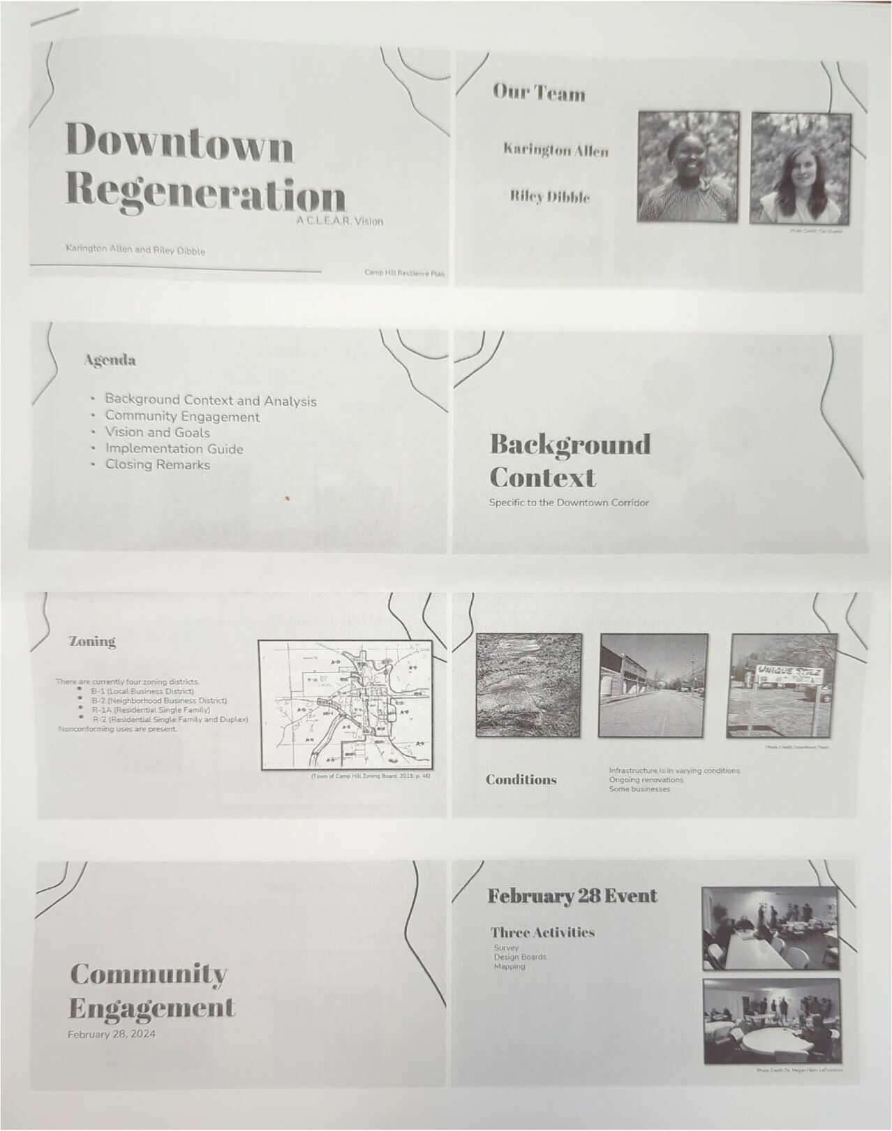 AU master of community planning resilience