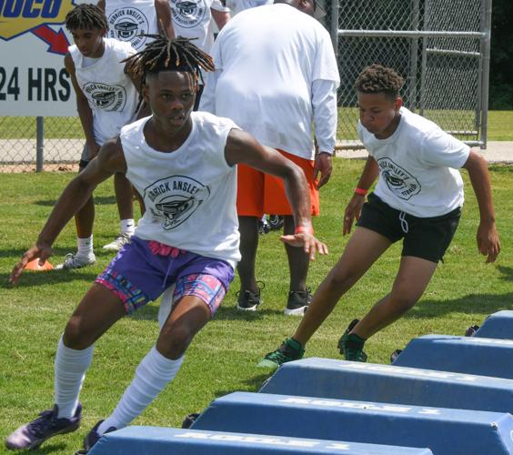 PHOTOS: Derrick Ansley hosts football camp at Tallassee