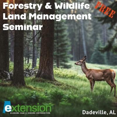 Extension office hosts seminar on forestry, wildlife management