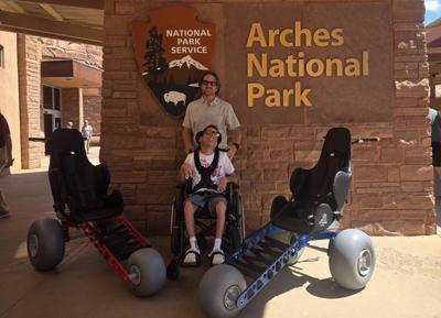 The iconic Arches National Park now has Extreme Motus wheelchairs available for use, free of charge