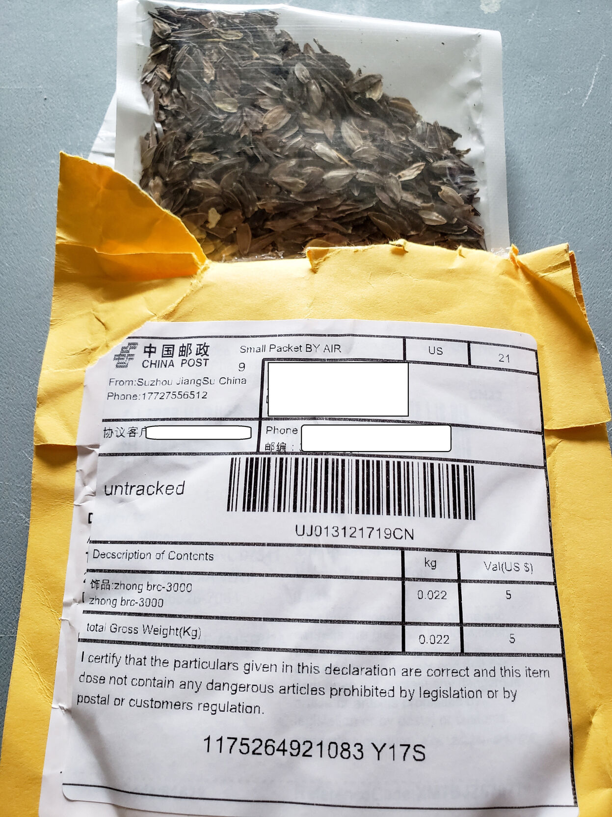ADAI warns Alabama residents of unsolicited seed packages from China