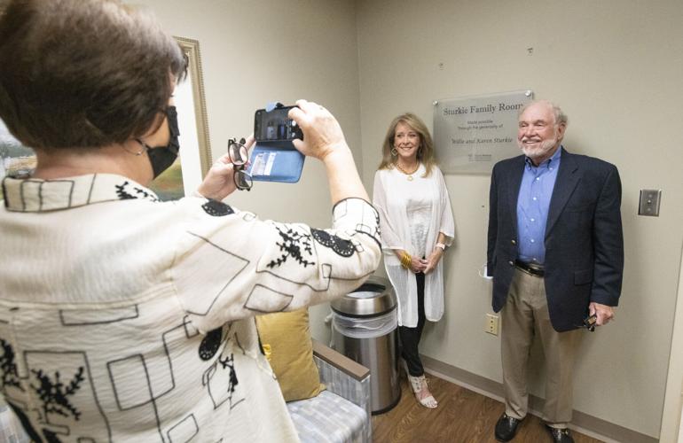 PHOTOS: Donations help redecorate family conference rooms at Russell Medical