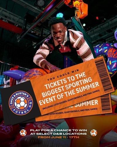 DAVE & BUSTER’S PUTS TICKETS TO THE BIGGEST SOCCER MATCH IN THE WORLD INSIDE THE HUMAN CRANE