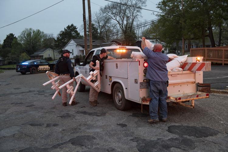 PHOTOS: Wind damage in downtown Tallassee