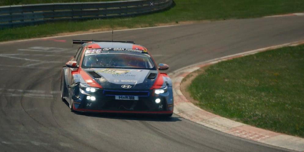 Robert Wickens Elantra N TCR racecar at the ADAC RAVENOL 24hr Nürburgring on June 23, 2025 (Photo/Hyundai)