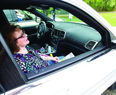 DRIVE-IN WORSHIP: Mt. Zion Baptist Church has left the building