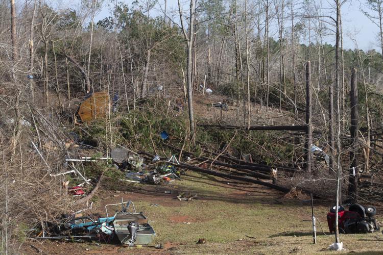 PHOTOS: Tornado damage and cleanup in Tallapoosa County