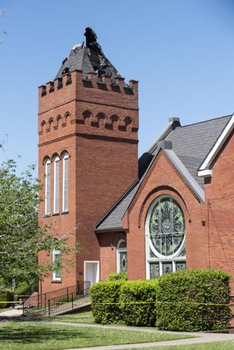 PHOTOS: First United Methodist Church starts to rebuild after fire