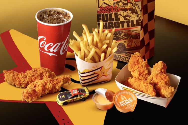 Hardee's launches Bubba's Full Throttle Meal, a special limited-edition combo celebrating its partnership with 23XI Racing and NASCAR driver Bubba Wallace.