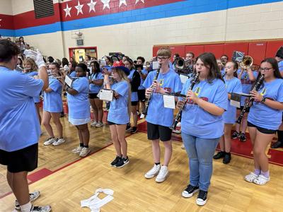 HBS kicks off marching band season with new director