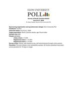 FNF - NC - Poll Elon University August