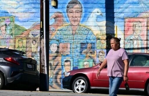 Murals of labor movement icon Cesar Chavez are found all over California