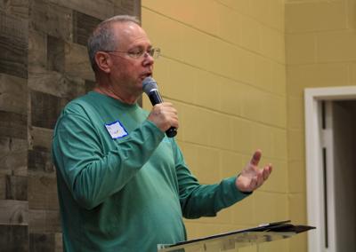 Oliver discusses his legislative involvement at Kiwanis