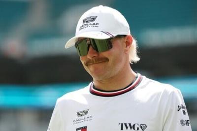 Cadillac F1 driver Valtteri Bottas of Finland walks in the paddock ahead of the Miami Grand Prix
