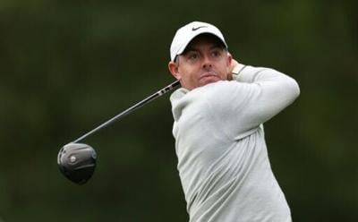 Northern Ireland's Rory McIlroy plays in the pro-am before the PGA Tour Truist Championship at Quail Hollow