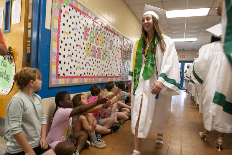 PHOTOS: Holtville High seniors walk through elementary, middle and high schools