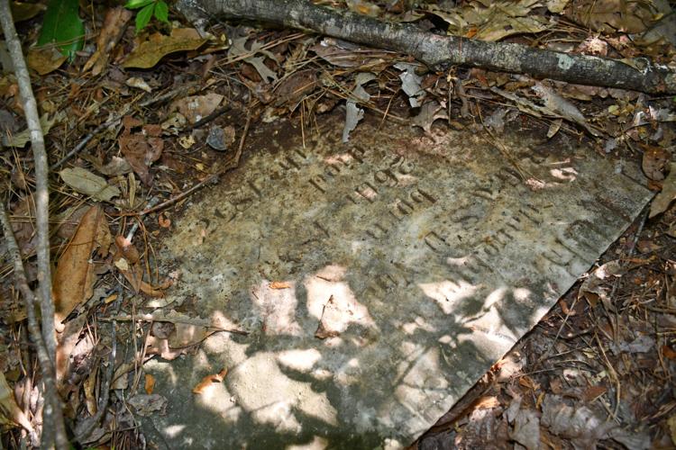 PHOTOS: Dozens of old Youngsville graves lie in the woods of the Russell Mills estate