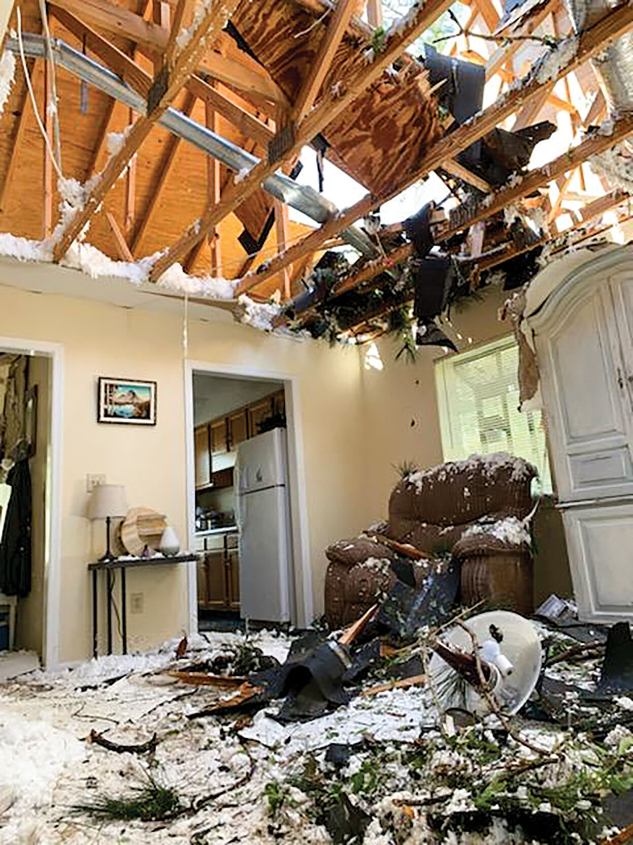Area residents relive Sunday’s ravaging storm