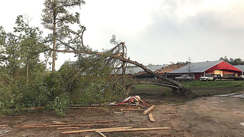Storms hit, but not as bad as predicted