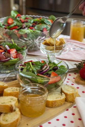 Strawberry Spinach Salad