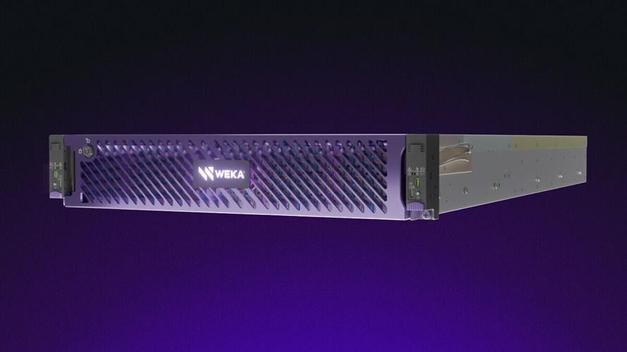 WEKApod is the world's densest AI storage and memory system
