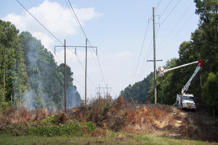 PHOTOS: Brush fire between Riverchase Drive and Sturdivant Road