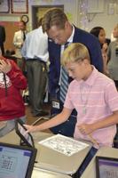 State superintendent Mackey tours city schools