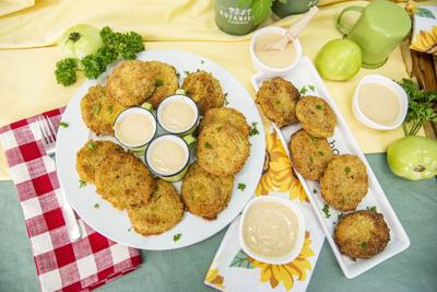 Fried Green Tomatoes with Creamy Remoulade Sauce