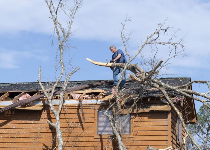 PHOTOS: Tornado damage and cleanup in Tallapoosa County