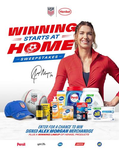Henkel announces a new consumer promotion, giving fans the chance to win exciting prizes, including items signed by U.S. Soccer Legend Alex Morgan.