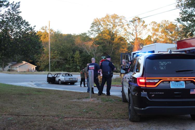 Car catches fire on Highway 280 in Dadeville