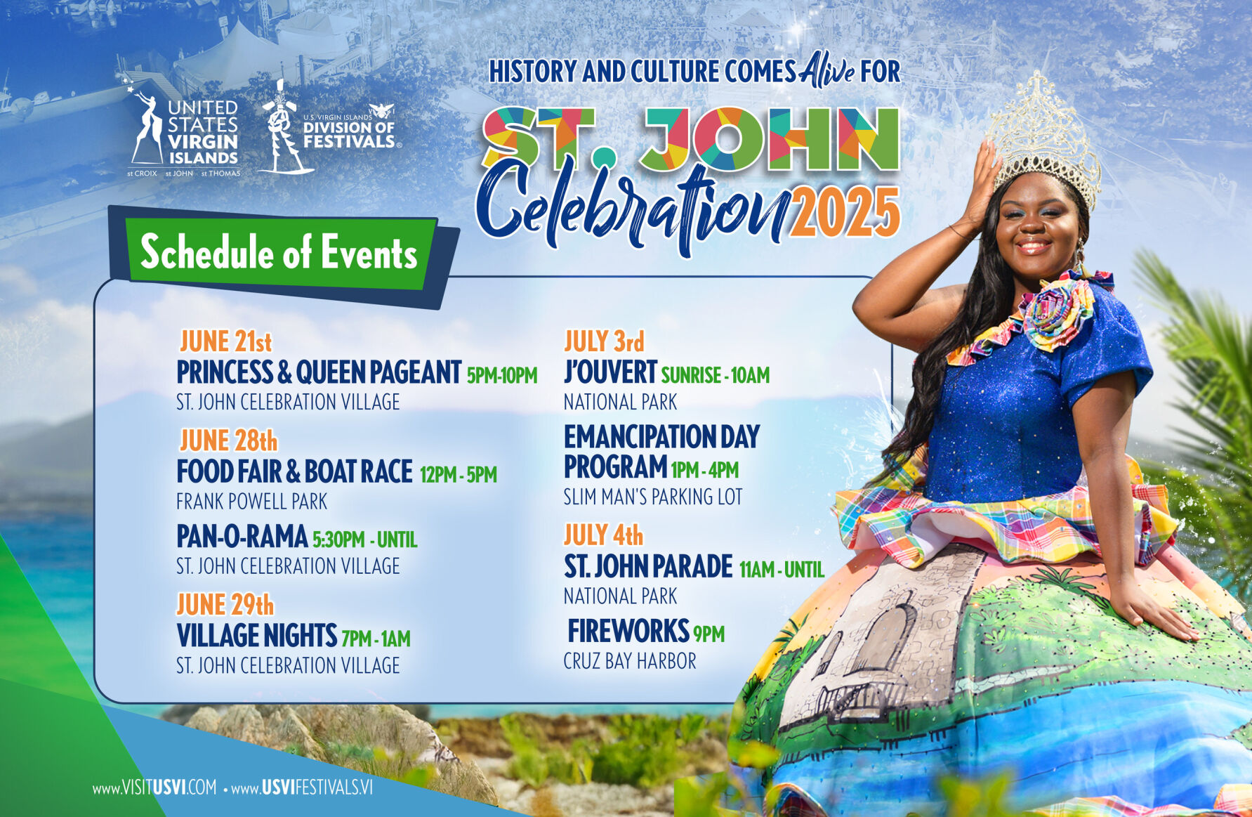 U.S. Virgin Islands Announces St. John Celebration 2025: Honoring History and Culture