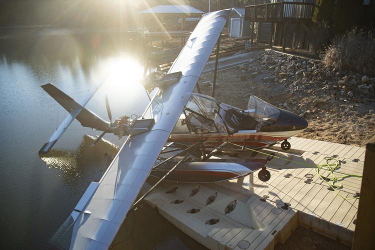 PHOTOS: Seaplane crash lands on Lake Martin