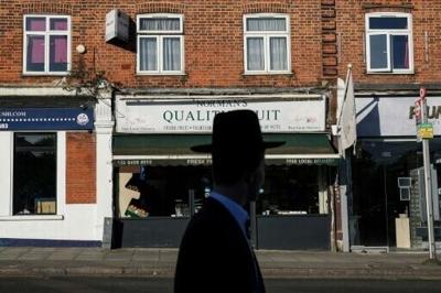 The street in Golders Green where a stabbing took place