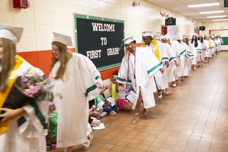 PHOTOS: Holtville High seniors walk through elementary, middle and high schools