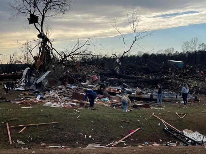 PHOTOS: Tornado-warned storm damages homes in Elmore County