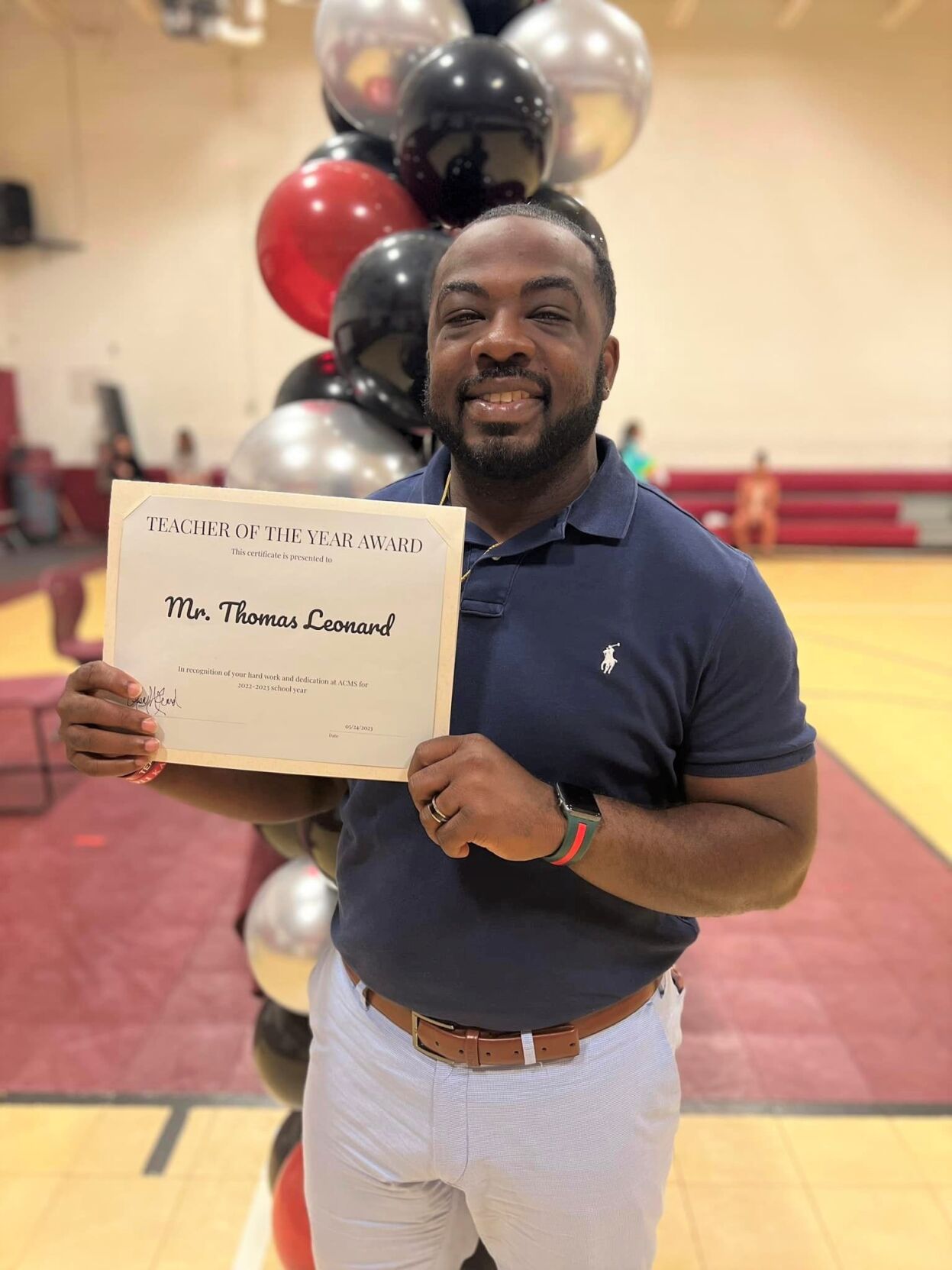 ‘This is my purpose’ ACMS teacher awarded teacher of the year