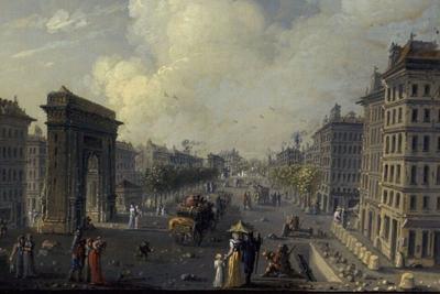 After fleeing Venice, Antonia Bembo lived near the newly constructed Porte Saint-Denis, a triumphal arch in Paris that's depicted in this 19th-century painting by Jean Francois Lebelle.