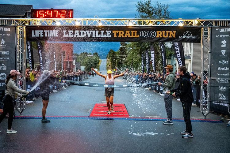 Adrian Macdonald, first place men's finisher