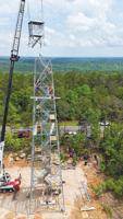 New fire tower complete, not climbing ready