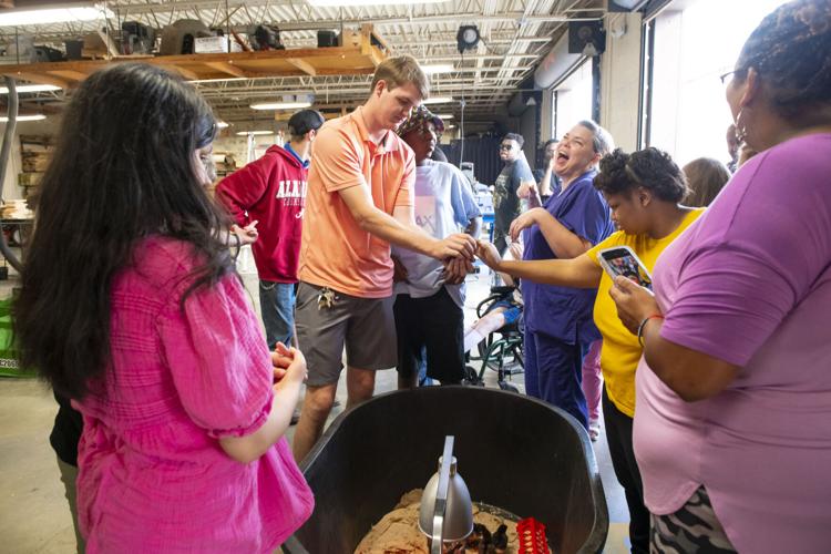 PHOTOS: Stanhope Elmore's SuperKids visit ag department chickens