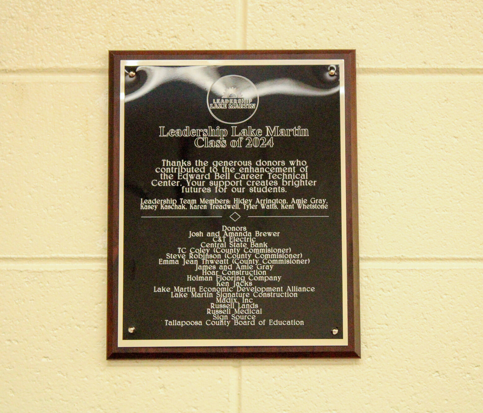 Senn's living memorial takes shape at Edward Bell Career Tech Center