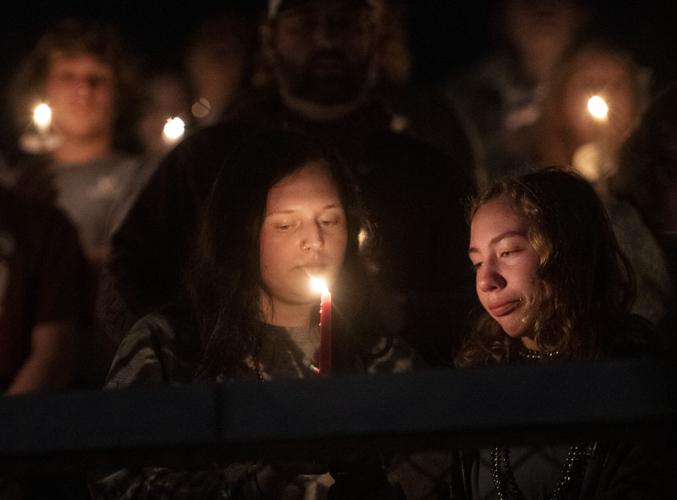PHOTOS: Candle light vigil for Elmore County High School student Gardner Cameron