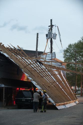 PHOTOS: Wind damage in downtown Tallassee