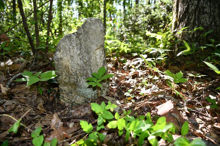 PHOTOS: Dozens of old Youngsville graves lie in the woods of the Russell Mills estate