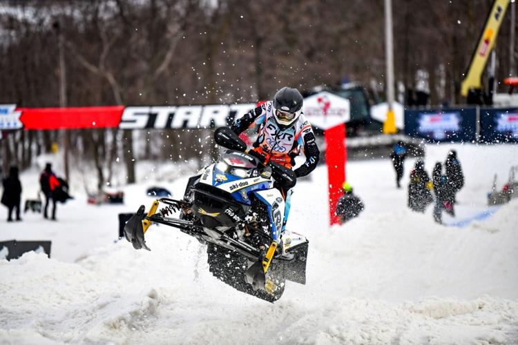 Victoria Dillion, Ski-Doo pro racer, took both Pro AM Women’s wins at the ISOC National in Duluth. (CNW Group/BRP Inc.)