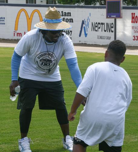 PHOTOS: Derrick Ansley hosts football camp at Tallassee